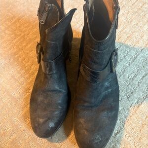 Donald J. Pliner Black Ankle Boots